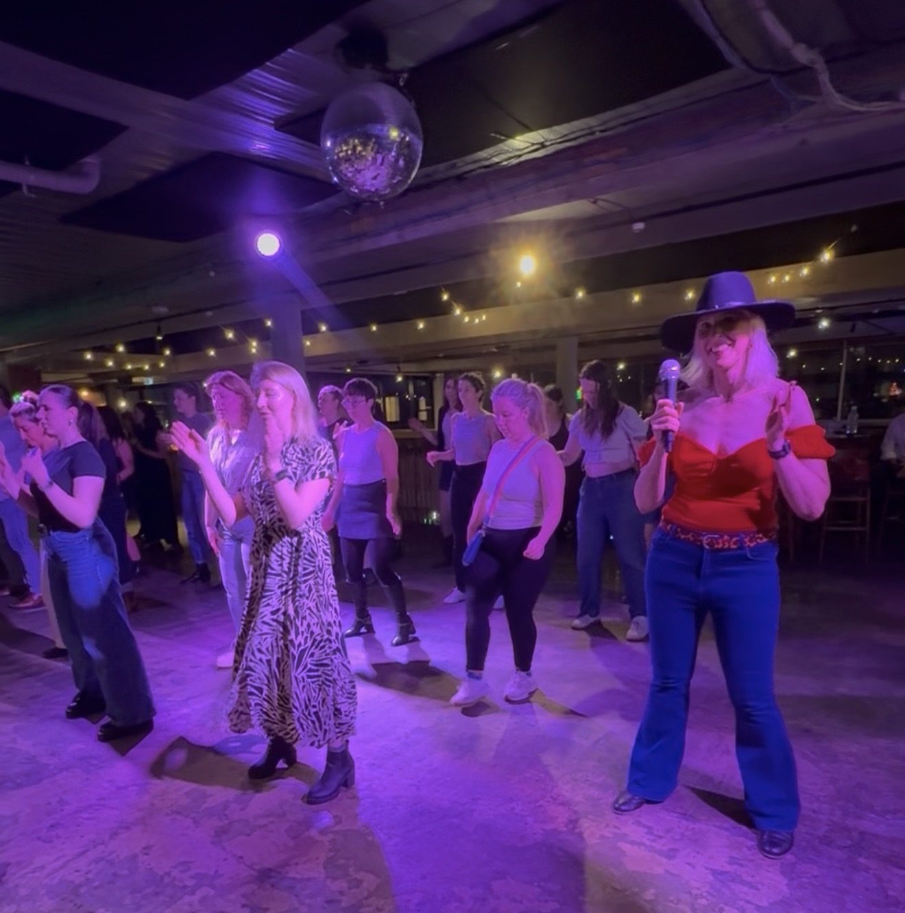 Boot Scooting Society dance floor
