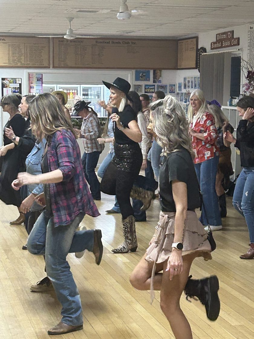 Boot Scooting Society at a regional country hoedown